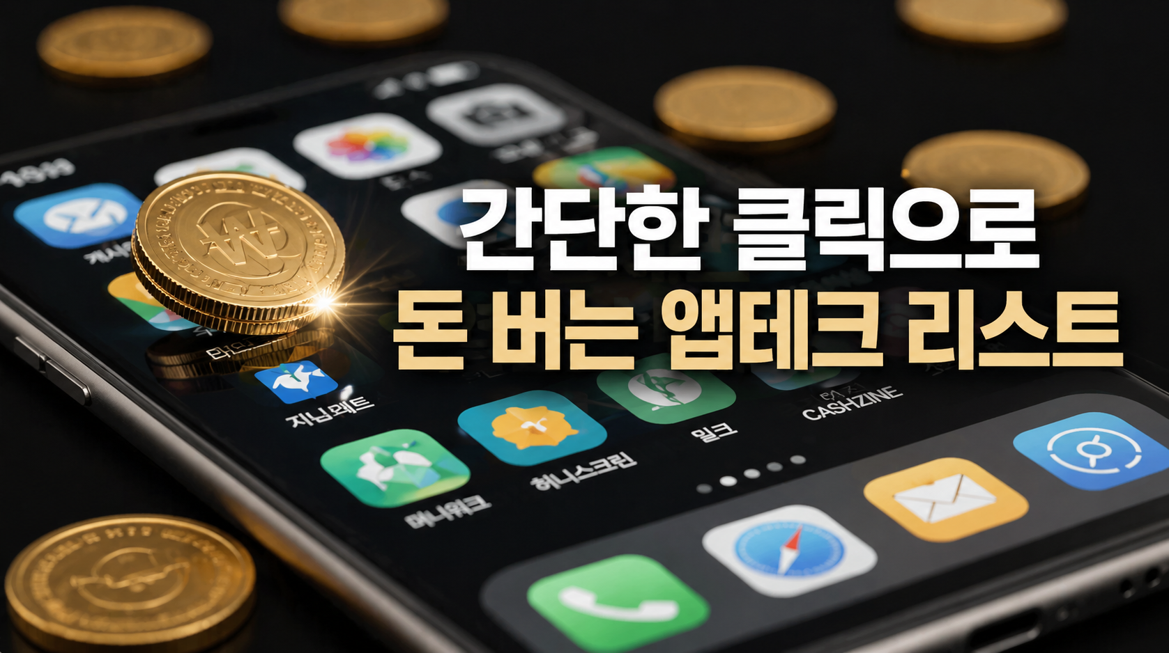 간단한 클릭으로 돈 버는 앱테크 리스트 2026년 수익성 BEST 5 추천