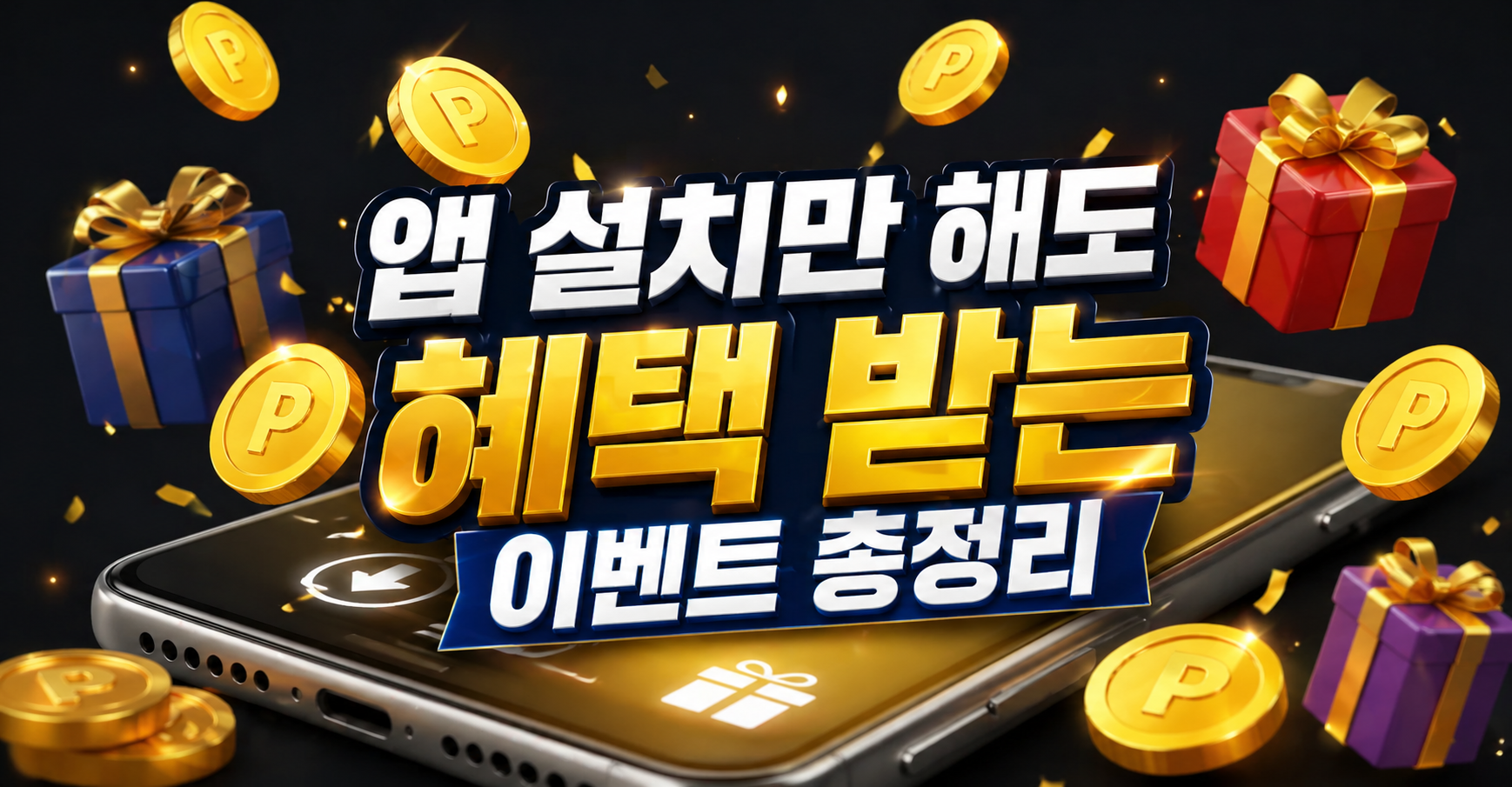 앱 설치만 해도 혜택 받는 이벤트 총정리: 현금 포인트 및 쿠폰 가이드