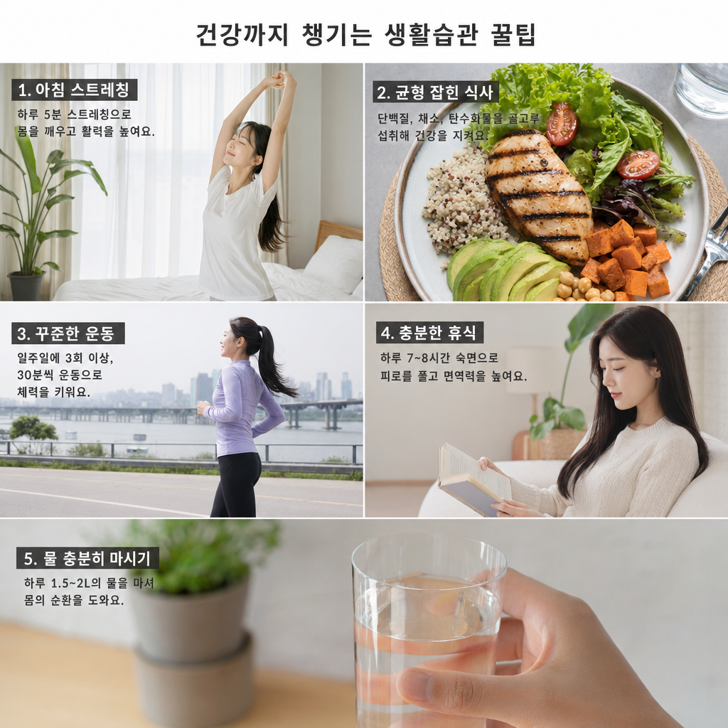 100세 시대 필수! 건강까지 챙기는 생활습관 꿀팁 7가지 총정리