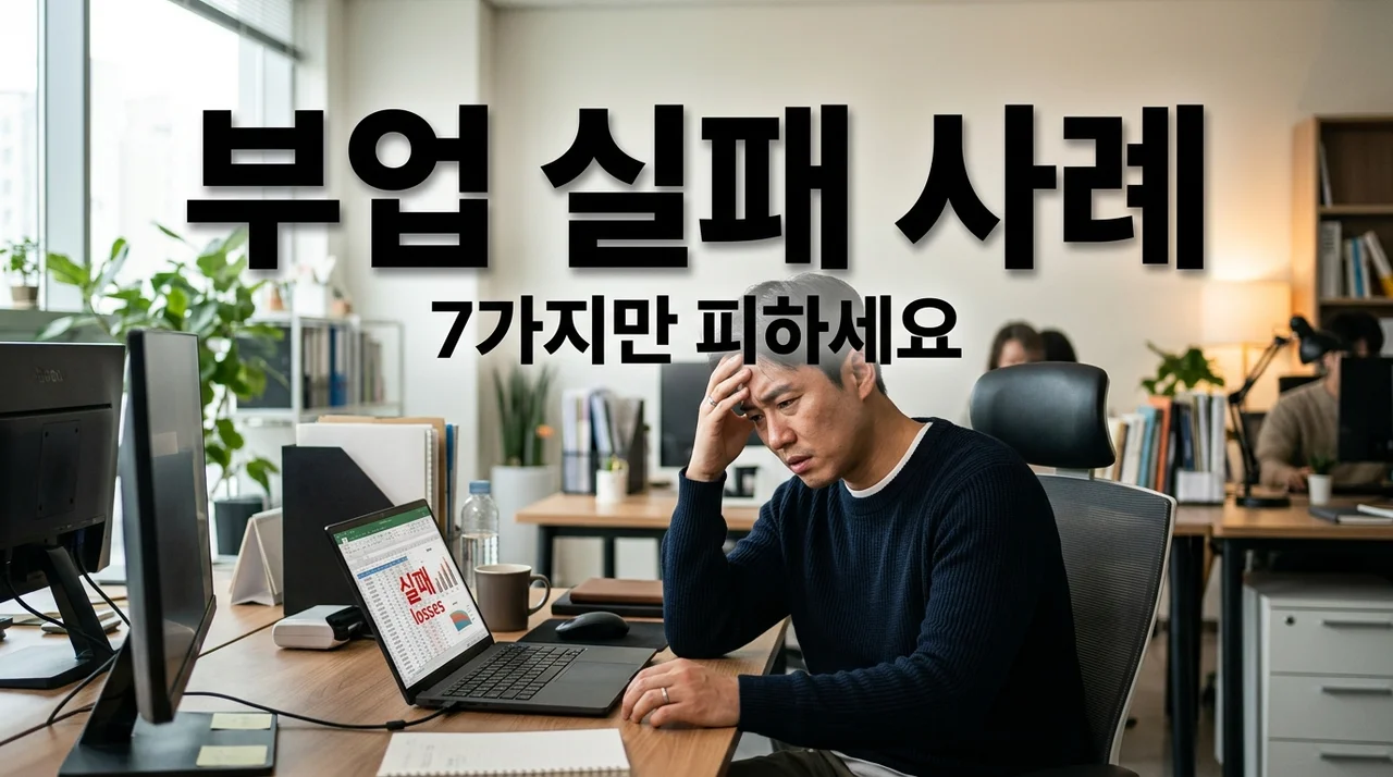 부업 초보 실패 사례 7가지, 돈 벌려다 돈 잃지 않는 필승 전략