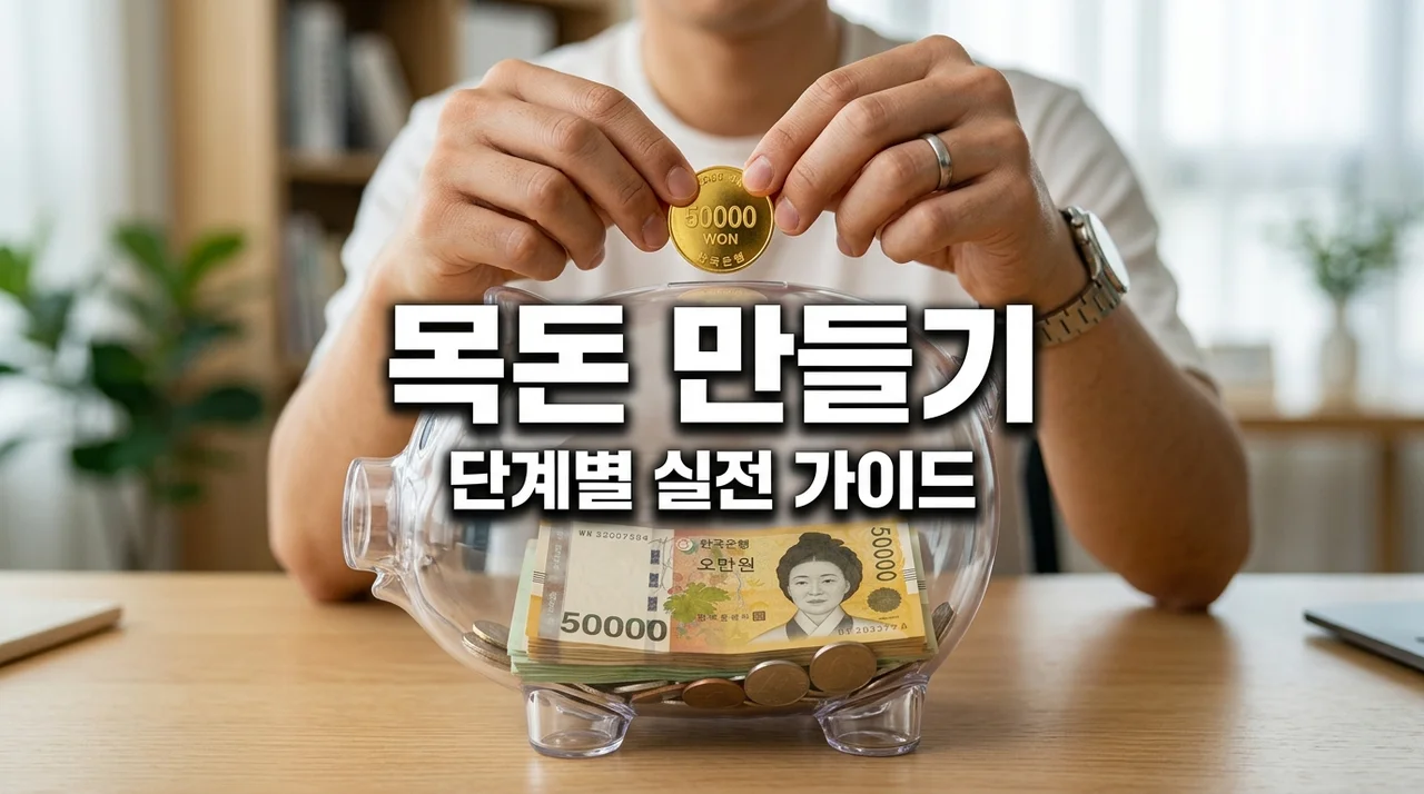목돈 만드는 재테크 전략 5단계, 사회초년생 시드머니 모으기 완벽 가이드