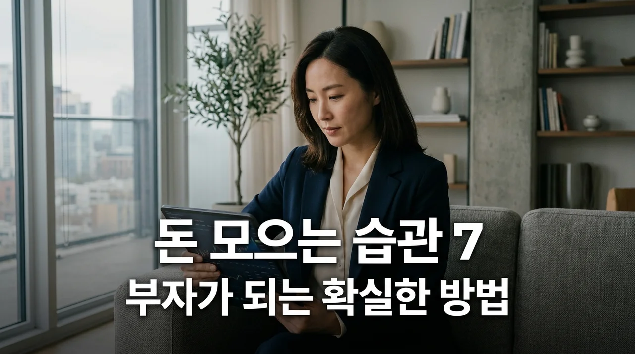 돈이 모이는 사람들의 재테크 습관 7가지: 자산을 불리는 성공 루틴