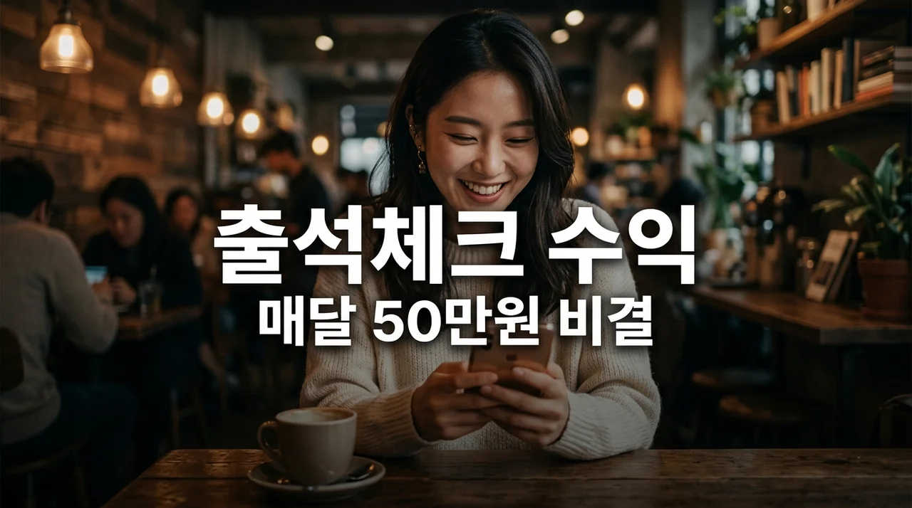 출석체크 앱테크 추천, 매달 50만원 수익 만드는 방법 TOP 5