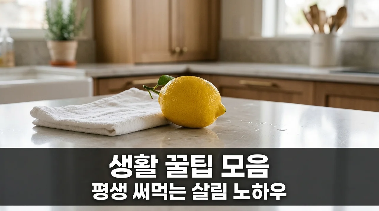 생활 꿀팁 모음, 알아두면 평생 써먹는 살림 노하우 TOP 7