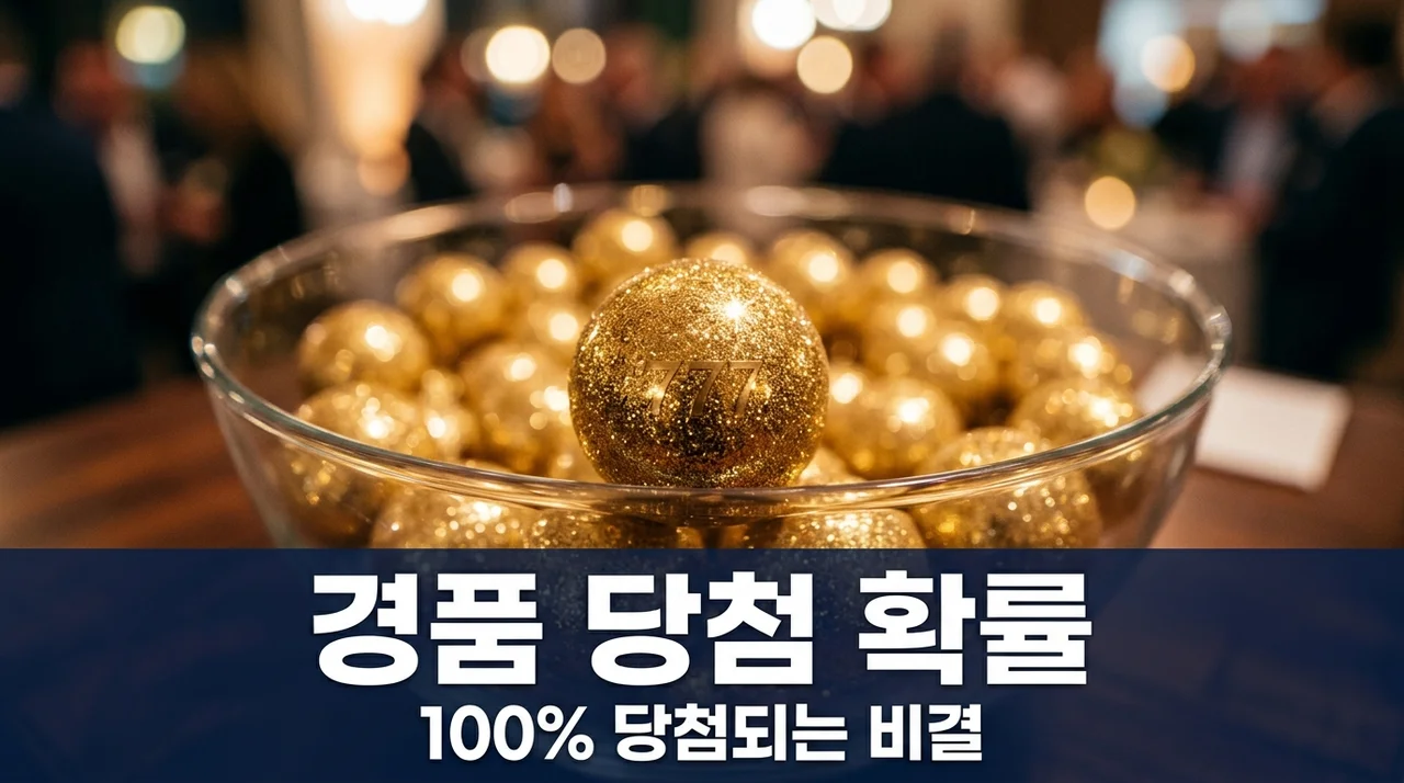 경품 당첨 확률 높이는 이벤트 참여 전략: 당첨률 200% 올리는 법