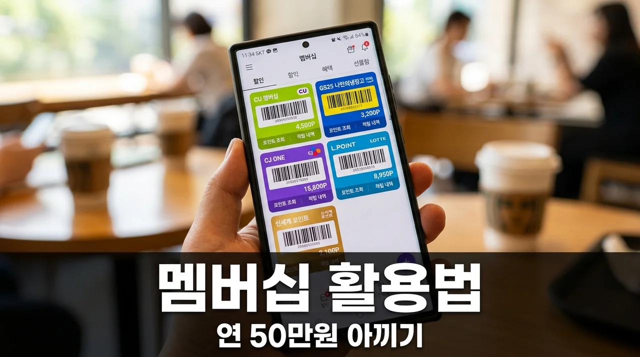 멤버십 포인트 할인 활용법 핵심 정리: 연간 50만원 아끼는 실전 노하우