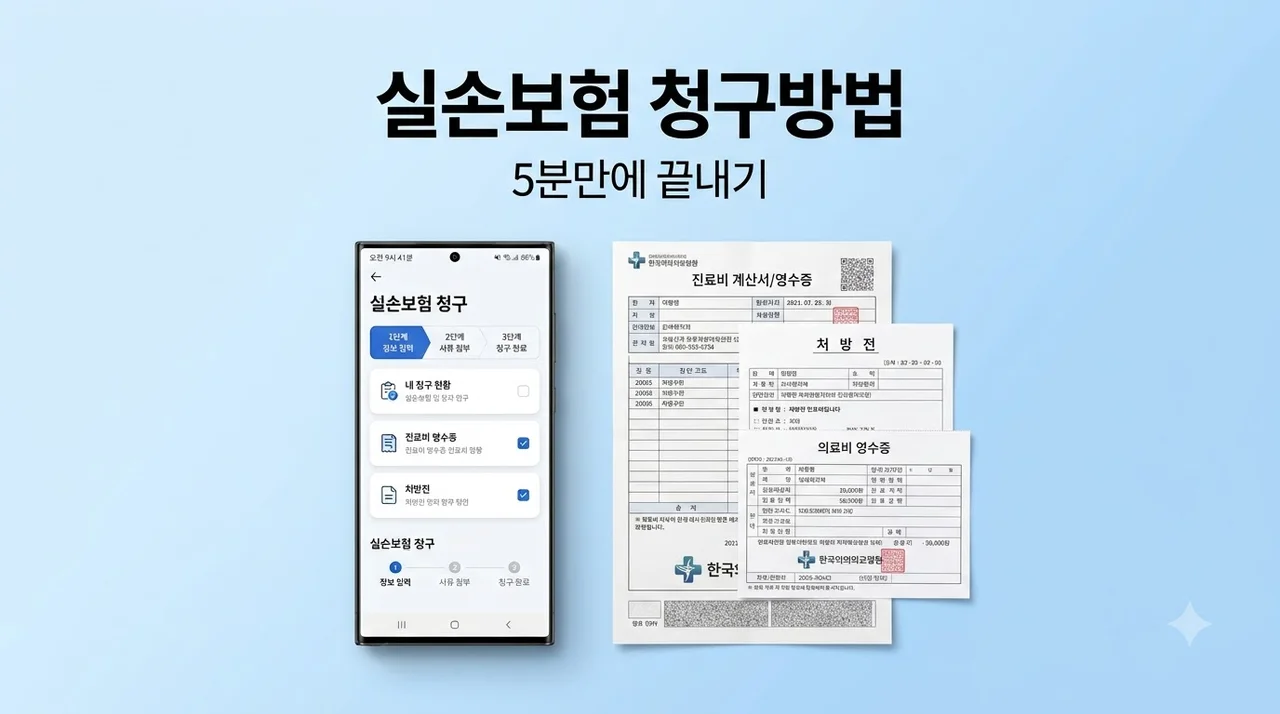 실손보험 청구방법 어렵지 않아요 준비서류부터 신청 순서까지 정리