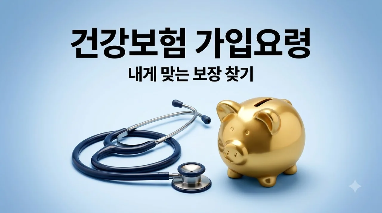 건강보험 가입요령 내게 필요한 보장을 찾는 현실적인 방법 총정리