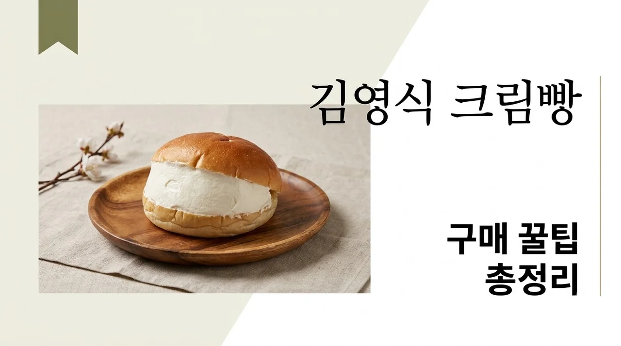 김영식 크림빵 파는곳 가격 및 종류 총정리! 인생 크림빵 솔직 후기